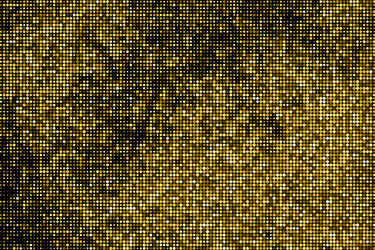 Gold glitter halftone dotted backdrop vector