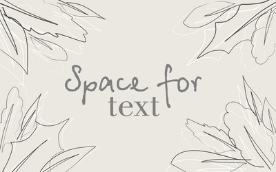 abstract autumn background with the space for text vector image