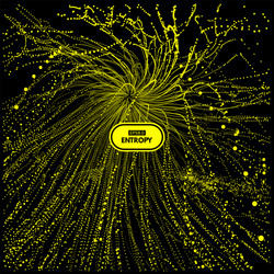 abstract science or technology background array vector image