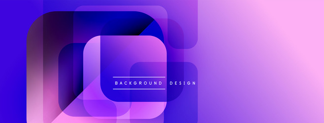 abstract geometric shapes overlap creating vector image