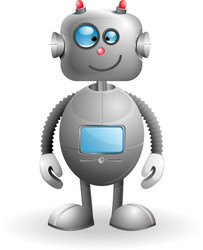 cartoon robot vector