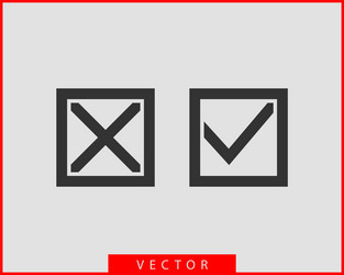check mark icon symbol design element vector image