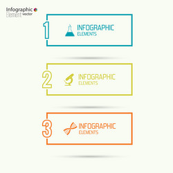 comparative chart with templates for presentation vector image