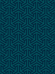 geometric ornament based on a hexagonal grid vector image
