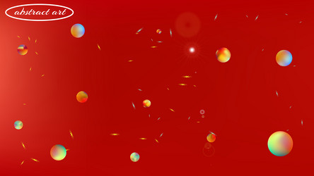 elementary abstract space fantasy net vector image