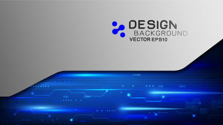 Dynamic Tech Background vector image