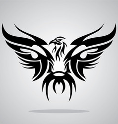 Tribal eagle bird Royalty Free Vector Image - VectorStock