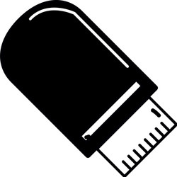 contour technology usb memory with data vector image