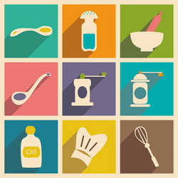 flat with shadow concept and mobile application vector image