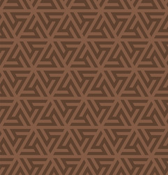 pattern of a triangular ornament vector image