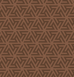 Pattern of a triangular ornament vector