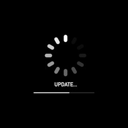 system software update and upgrade concept vector image