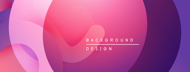 abstract gradients overlapping shapes create vector image