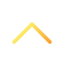 scroll up pixel perfect flat gradient color ui vector image
