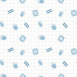 Seamless pattern geometric shapes on a squared vector