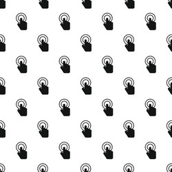 cursor hand pattern simple style vector image