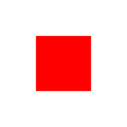 mockup of blank square red icon template vector image