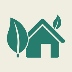 Eco flat icon Royalty Free Vector Image - VectorStock