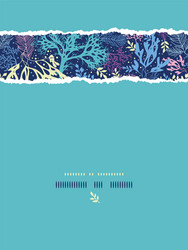 Green underwater seaweed seamless pattern Vector Image