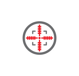 aim related icon on background for graphic and web vector image