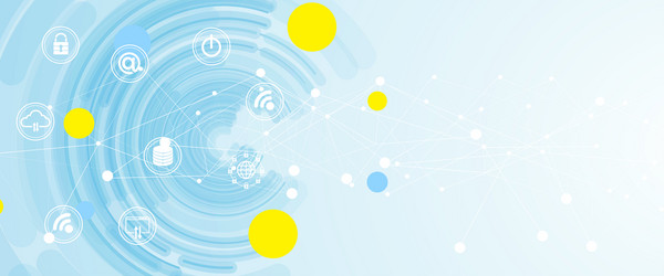 circuit abstract background for science vector image