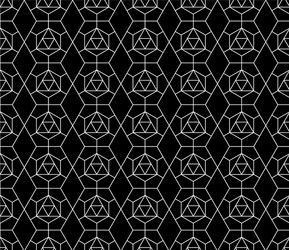 seamless geometric pattern with editable vector image