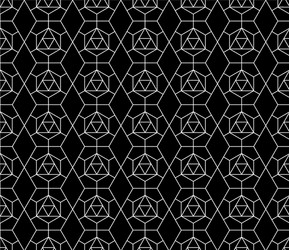 seamless geometric pattern with editable vector