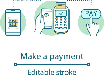 Instant payment concept icon Royalty Free Vector Image