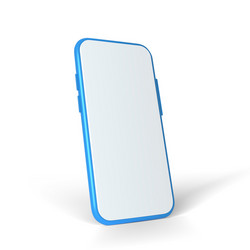 3d realistic mock-up smart phone empty screen vector image