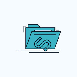 backdoor exploit file internet software flat icon vector image