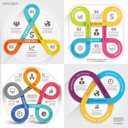 Business infographic elements template Royalty Free Vector