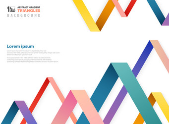 Abstract Overlapping Color Gradient vector image