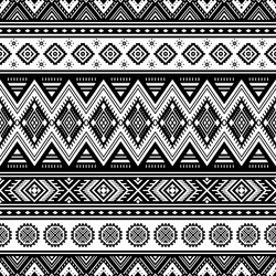 Tribal ethnic seamless pattern Royalty Free Vector Image
