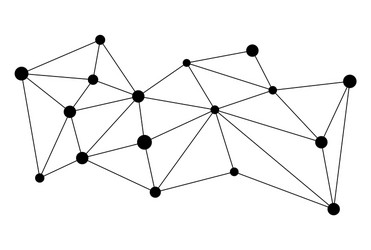 Abstract Network Connection vector image