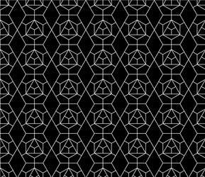 seamless geometric pattern with editable vector image