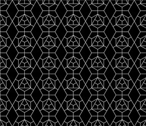 seamless geometric pattern with editable vector