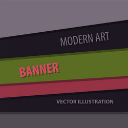 modern art abstract banner square frame for text vector image