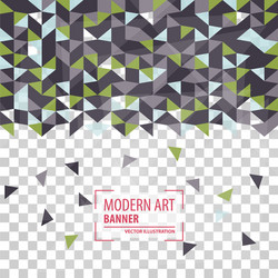 abstract triangle background 3d triangles modern vector image