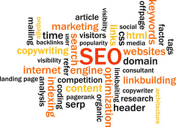 search engine optimization abstract image vector image