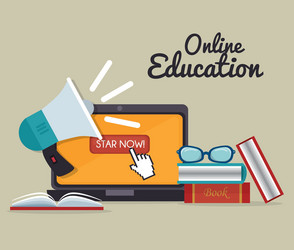 elearning and education vector