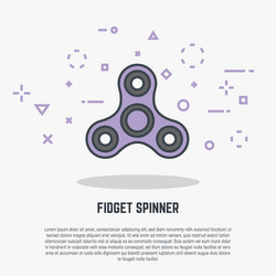 fidget spinner vector