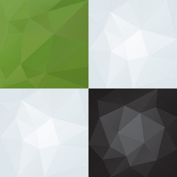 abstract triangles color patterns eps10 vector image