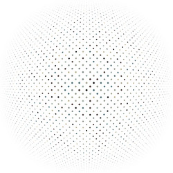 3d circular burst convex globe sphere orb distort vector image