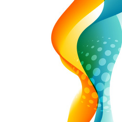 abstract color template background vector image