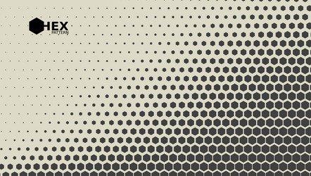 Abstract Hexagon Wave Pattern vector image