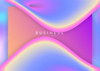 liquid fluid with dynamic elements and shapes vector image