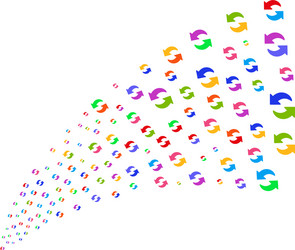 source stream of refresh vector image