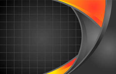 abstract curve with grid line and space vector image
