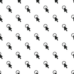 cursor is pointing pattern simple style vector image