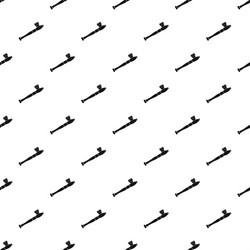 pipe for smoking weed pattern simple style vector image